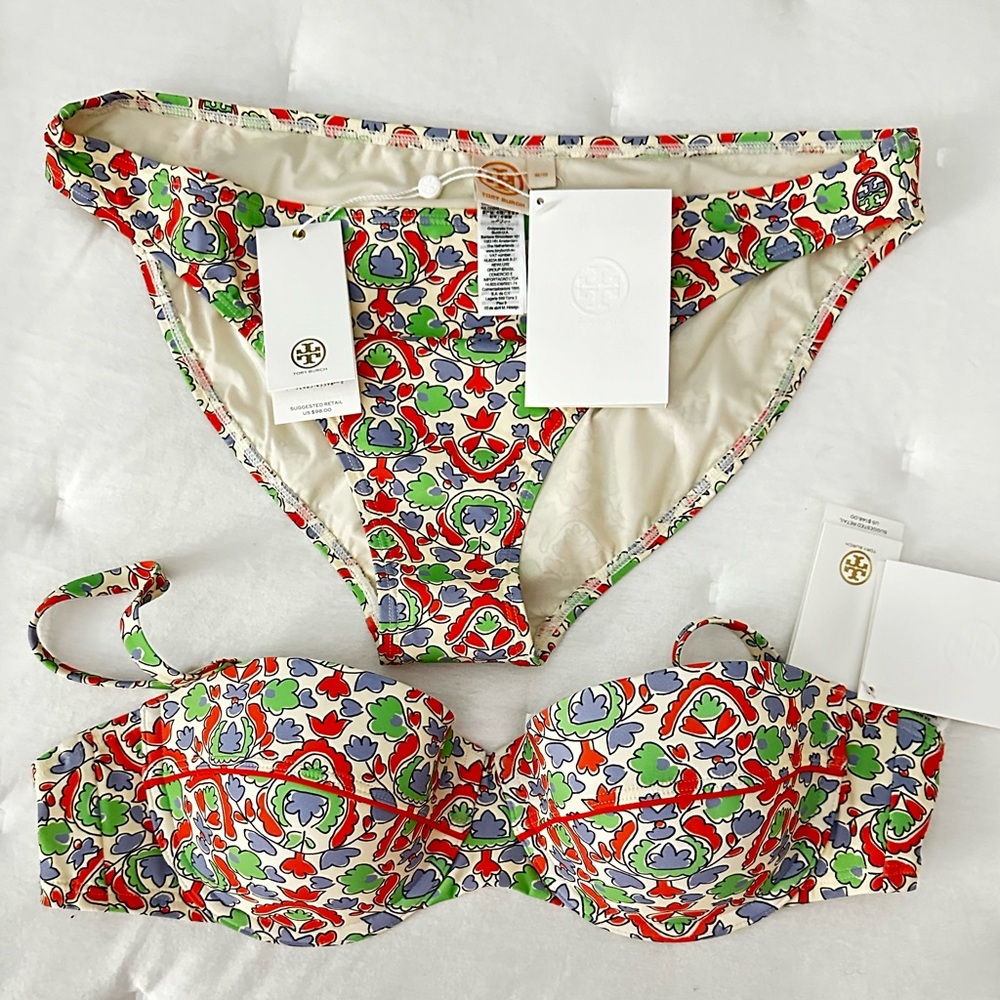 Tory Burch NWT 2 Piece Swimwear
